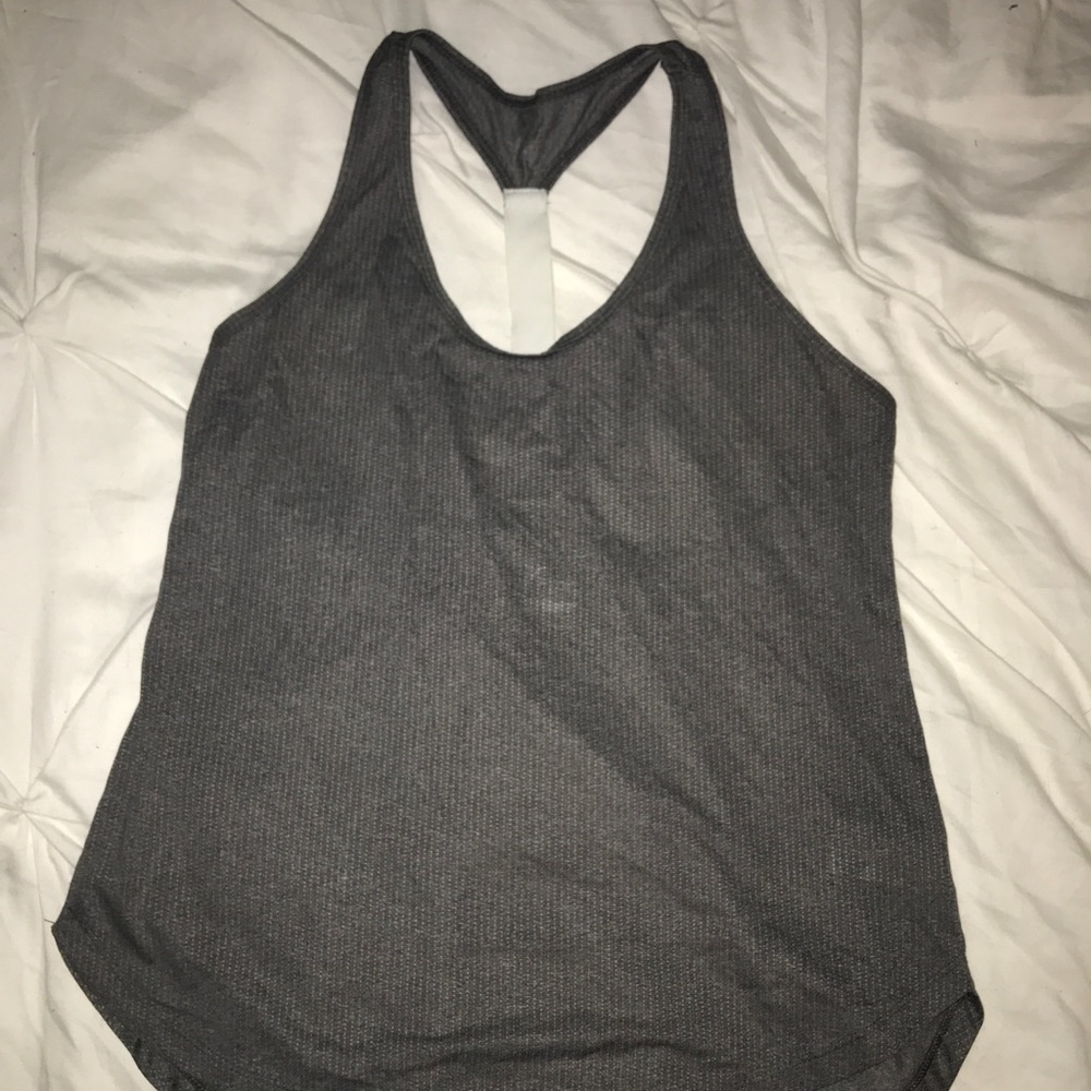 Racer back running tank